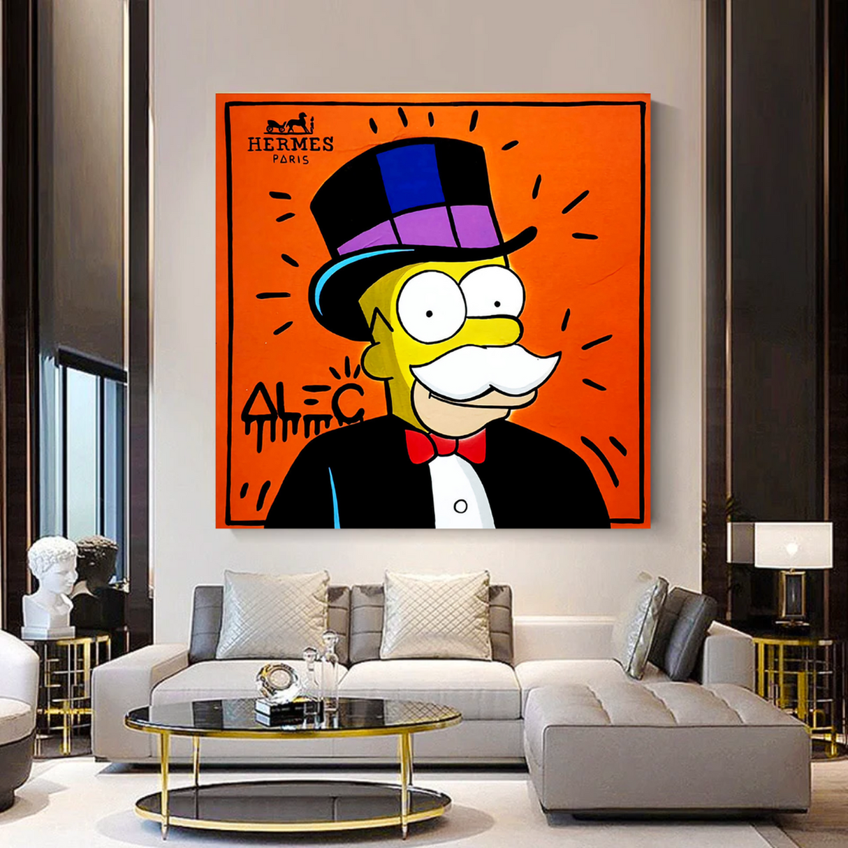 Simpsons Canvas Art by Alec