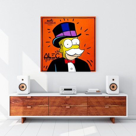 Simpsons Canvas Art by Alec-ChandeliersDecor