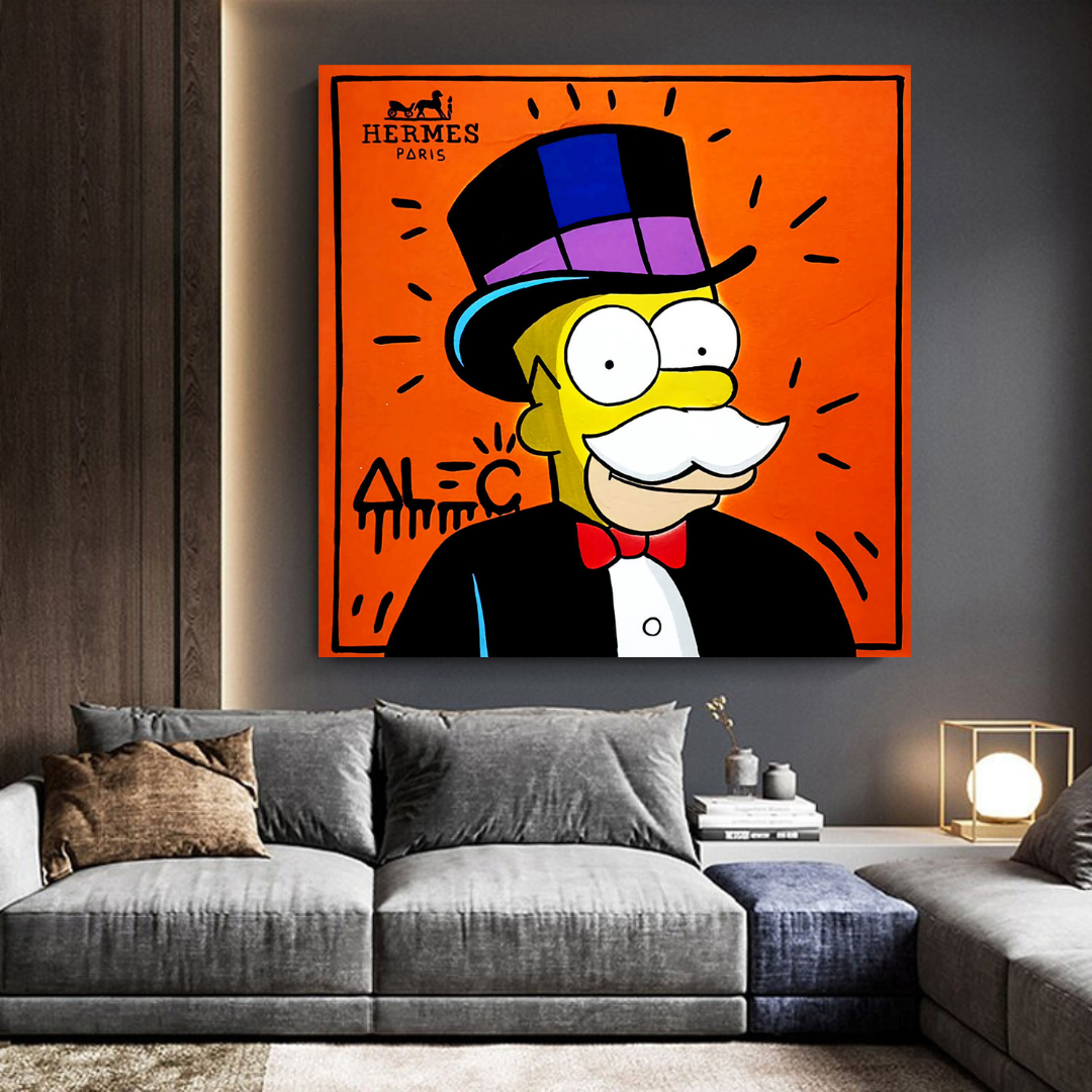 Simpsons Canvas Art by Alec-ChandeliersDecor