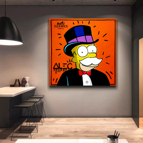 Simpsons Canvas Art by Alec-ChandeliersDecor