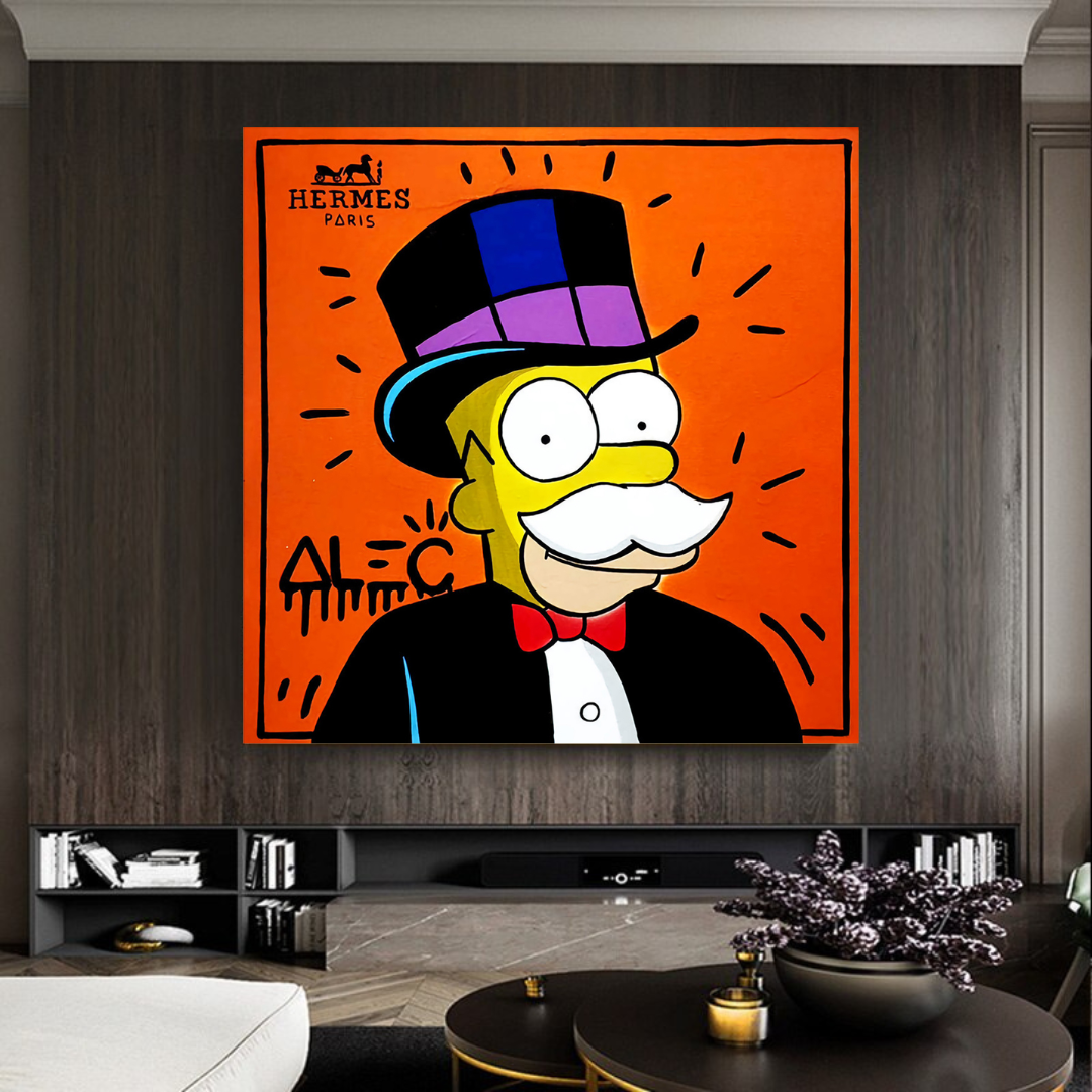 Simpsons Canvas Art by Alec-ChandeliersDecor