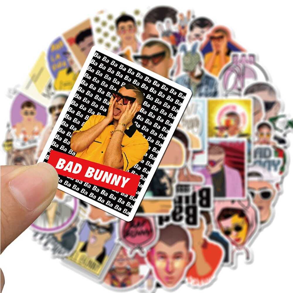 Singer Bad Bunny Travel Stickers Pack-ChandeliersDecor