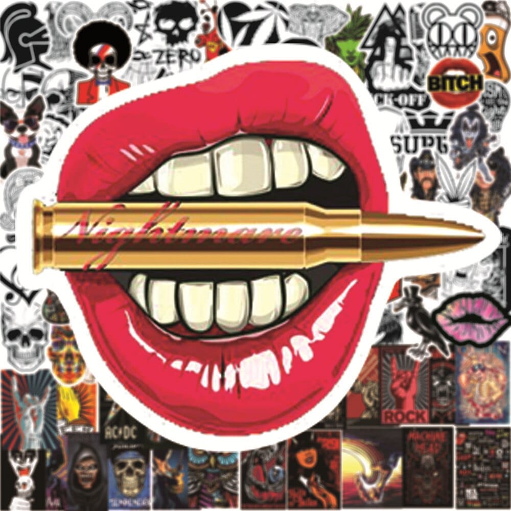 Singer ROCK Band 100 Stickers Pack-ChandeliersDecor