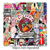 Skateboarding Stickers Pack: Cool and Unique Designs-ChandeliersDecor