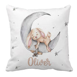 Sleeping Bunny Baby Name Crib Bedding Set | Baby Shower Gift Bedding Set-ChandeliersDecor