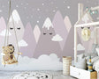 Sleeping Mountains Nursery Wallpaper-ChandeliersDecor.com
