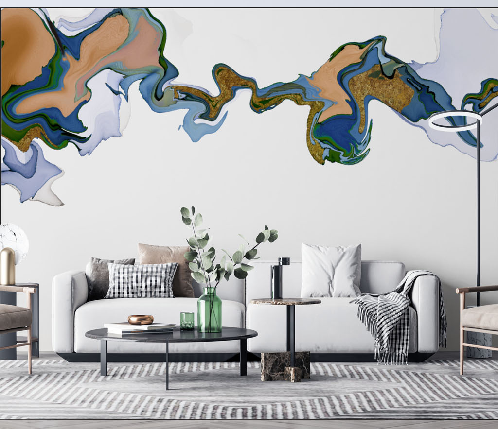 Smoke Design Wallpaper Murals - Transform Your Space-ChandeliersDecor