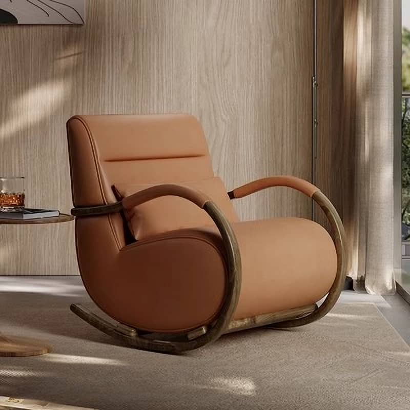 Snail Rocking Lazy Designer Chair-ChandeliersDecor