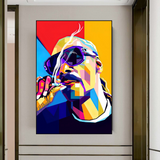 Snoop Famous Singer HipHop Canvas Wall Art-ChandeliersDecor