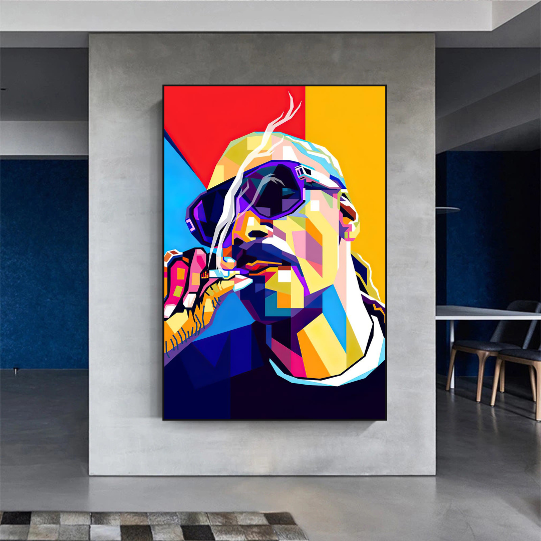 Snoop Famous Singer HipHop Canvas Wall Art-ChandeliersDecor