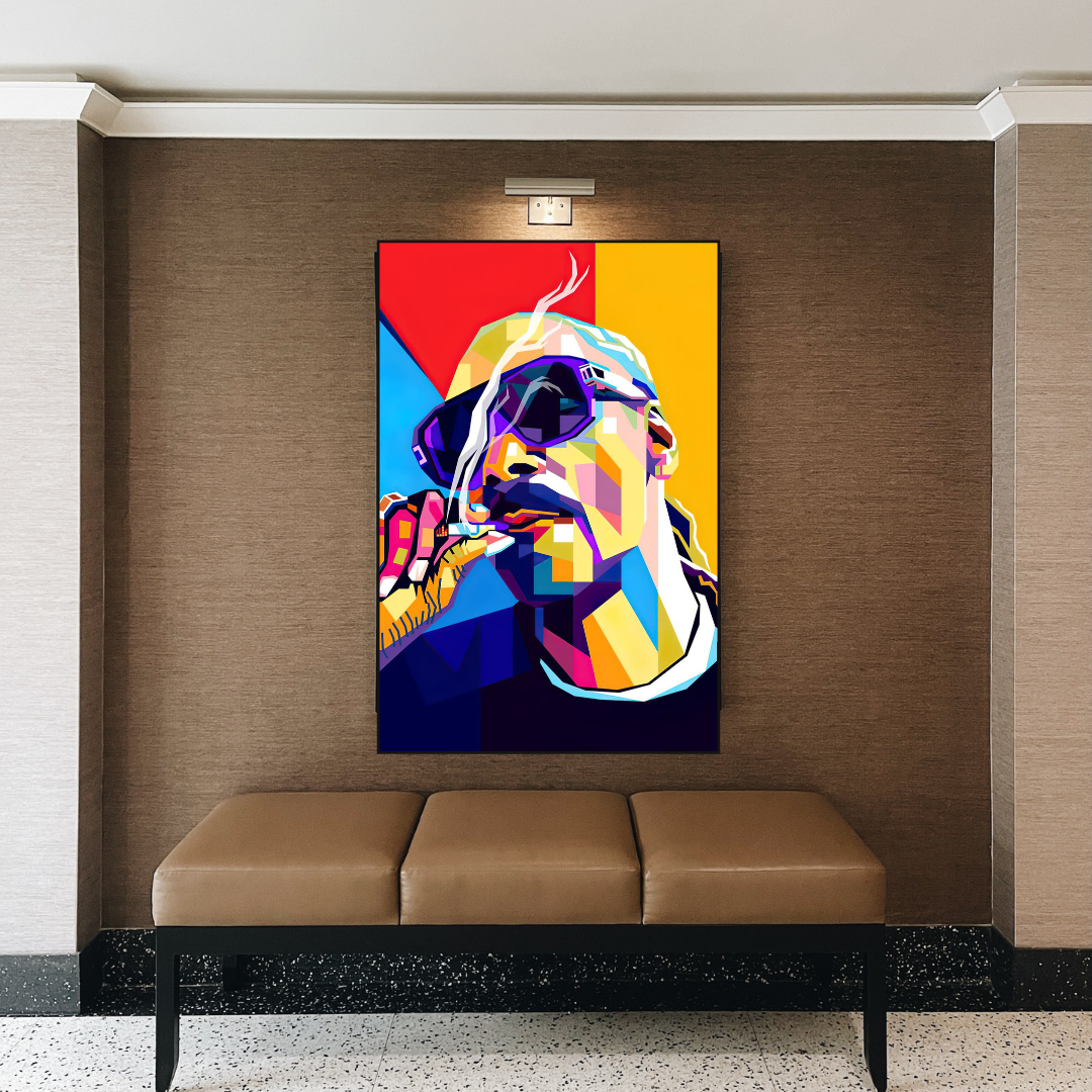 Snoop Famous Singer HipHop Canvas Wall Art-ChandeliersDecor