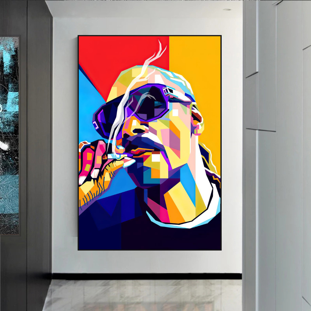 Snoop Famous Singer HipHop Canvas Wall Art-ChandeliersDecor