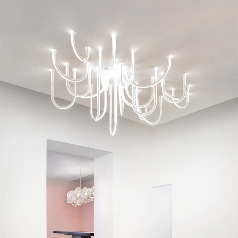 Soft Hose LED Ceiling Chandelier - Illuminate With Elegance-ChandeliersDecor