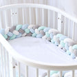 Soft Plush Cot Bumper: Crib Bumper for Tots-ChandeliersDecor