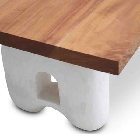 Solid Oak Wood Dining Table-ChandeliersDecor