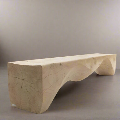 Solid Wood Bench: Expertly Crafted Furniture-ChandeliersDecor