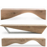 Solid Wood Bench: Expertly Crafted Furniture-ChandeliersDecor