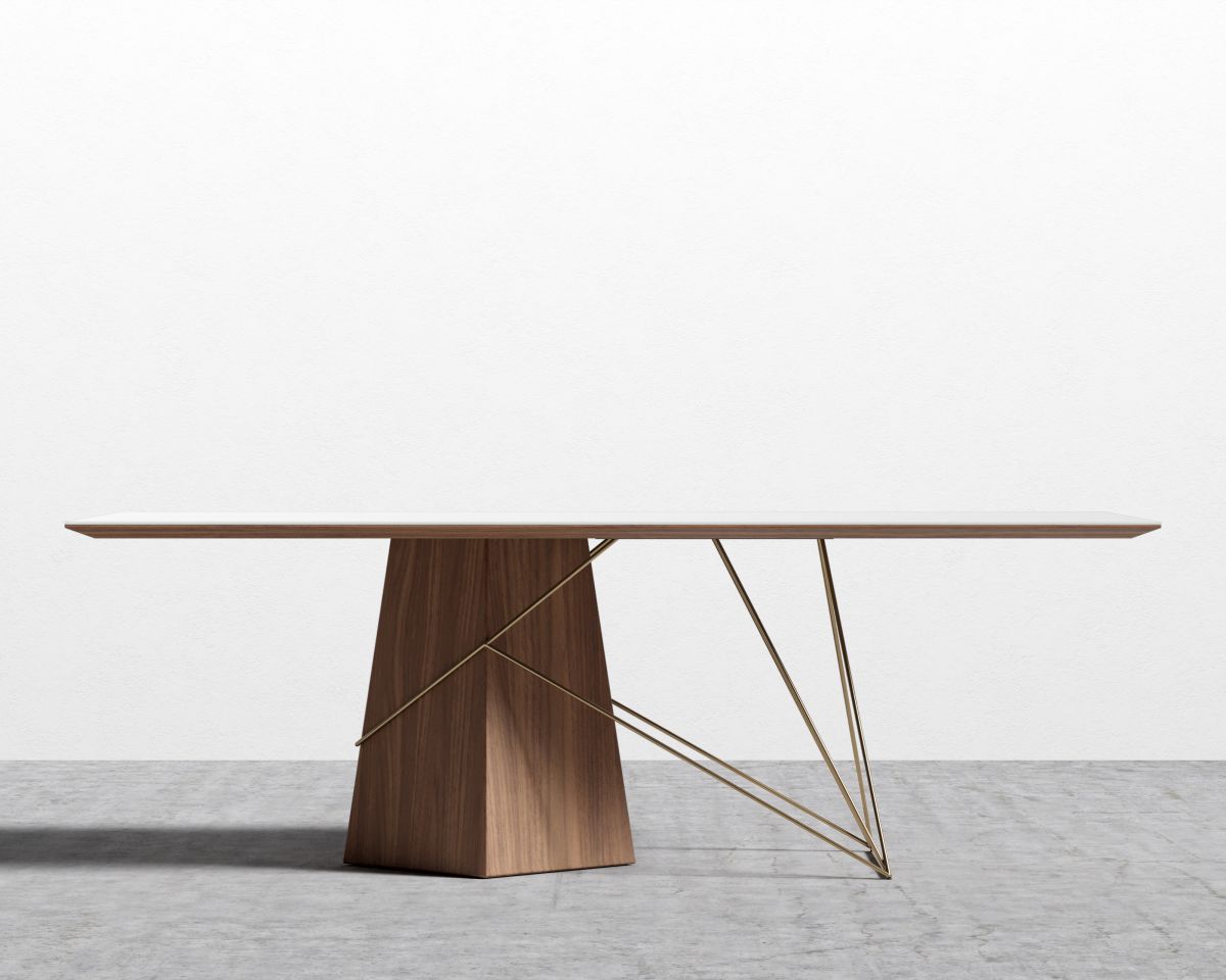 Solid Wood Designer Dining Table-ChandeliersDecor
