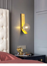 Soot Glass Bedroom Bedside Wall Lamps-ChandeliersDecor