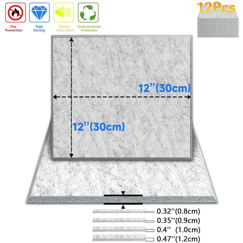 Soundproofing Panel Acoustic Insulation tiles-ChandeliersDecor