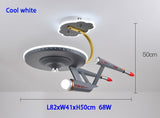 Space Ship Galaxy LED Light for Kids Room-ChandeliersDecor