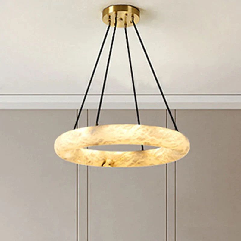 Spanish Natural Marble Chandelier-ChandeliersDecor