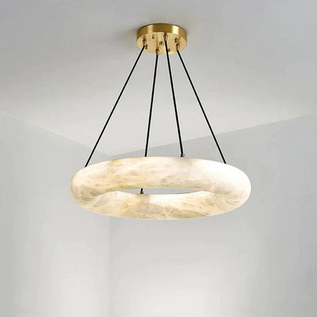 Spanish Natural Marble Chandelier-ChandeliersDecor