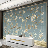 Sparrow Floral Wallpaper - Stunning Designs for Any Space-ChandeliersDecor