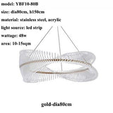 Spiral Acrylic Chandelier: Illuminate with Style-ChandeliersDecor