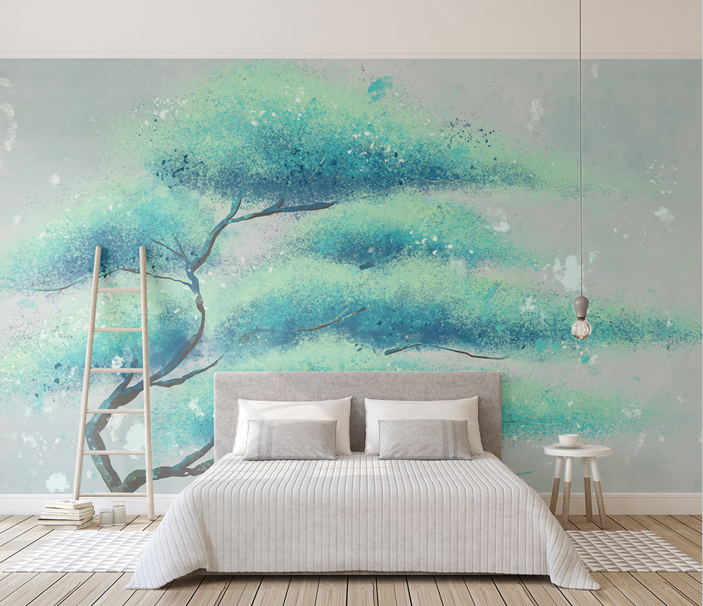 Spread Wide Tree Wallpaper Murals: Stylish Design-ChandeliersDecor