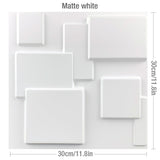 Square Geometric 3D Wall Panel for House Wall Renovation