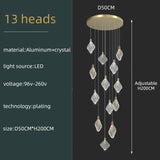 Square Crystal Pendant Chandelier - Exquisite Lightinging-ChandeliersDecor