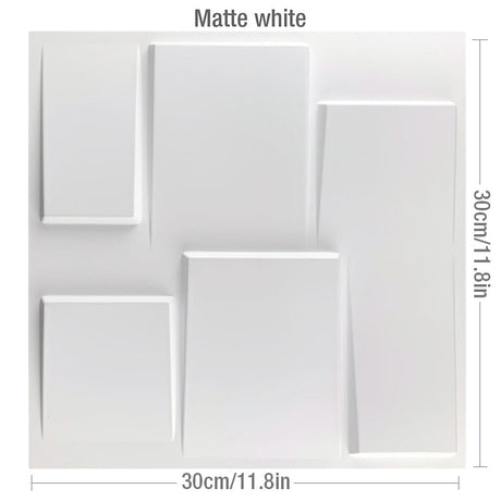 Square Geometric 3D Wall Panel for House Wall Renovation