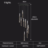 Staircase Crystal Chandelier Light-ChandeliersDecor