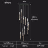 Staircase Crystal Chandelier Light-ChandeliersDecor