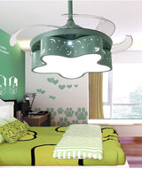 Star LED Light with Fan - Modern Ceiling Fan for Kids Room-ChandeliersDecor