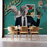 Statue David Wallpaper Mural: Transform Your Space-ChandeliersDecor