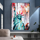 Statue of Liberty Canvas Wall Art - Freedom and Hope Symbol-ChandeliersDecor