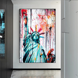 Statue of Liberty Canvas Wall Art - Freedom and Hope Symbol-ChandeliersDecor