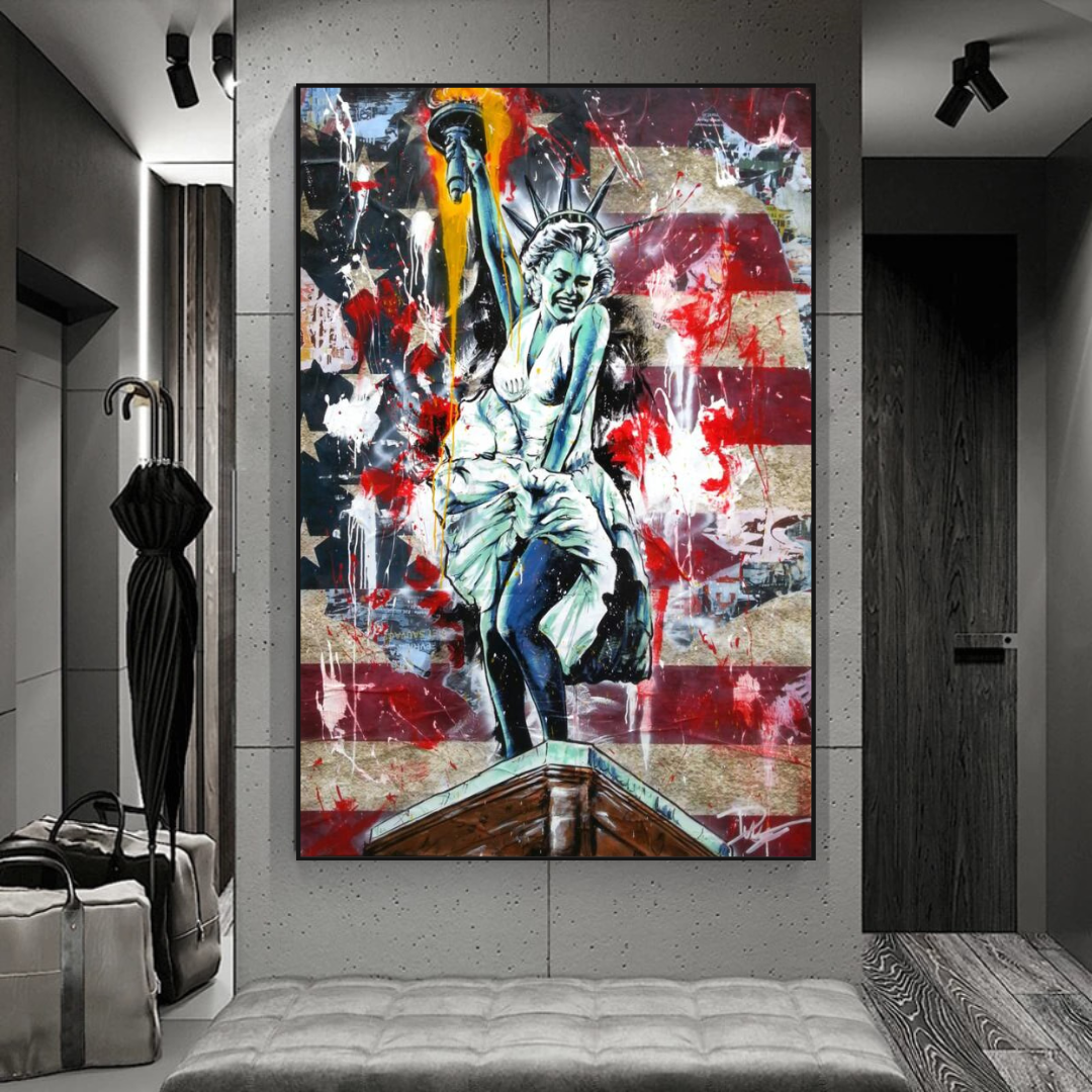 Statue of Liberty: Marilyn Monroe Poster - Tribute-ChandeliersDecor