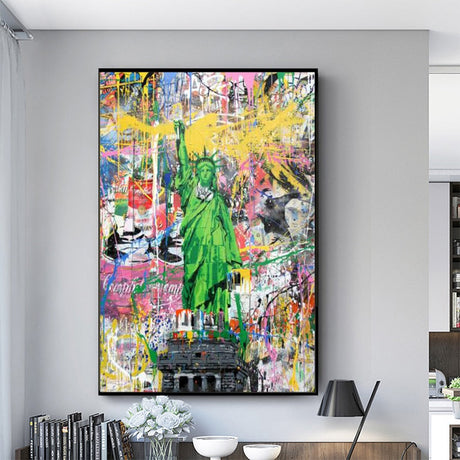 Statue of Liberty Poster: Stunning Celebrating Freedom-ChandeliersDecor