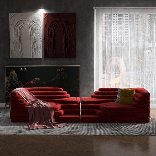 Stepper Mountain Sofa: Premium Quality Furniture-ChandeliersDecor