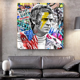 Steve Mc Queen Racing Canvas Wall Art-ChandeliersDecor