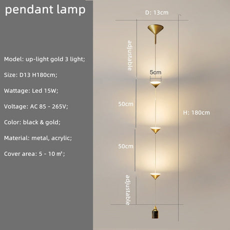 String Bedside LED Adjustable Floor Lamp-ChandeliersDecor