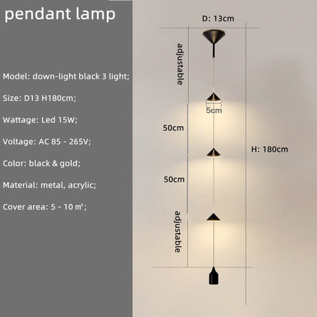 String Bedside LED Adjustable Floor Lamp-ChandeliersDecor