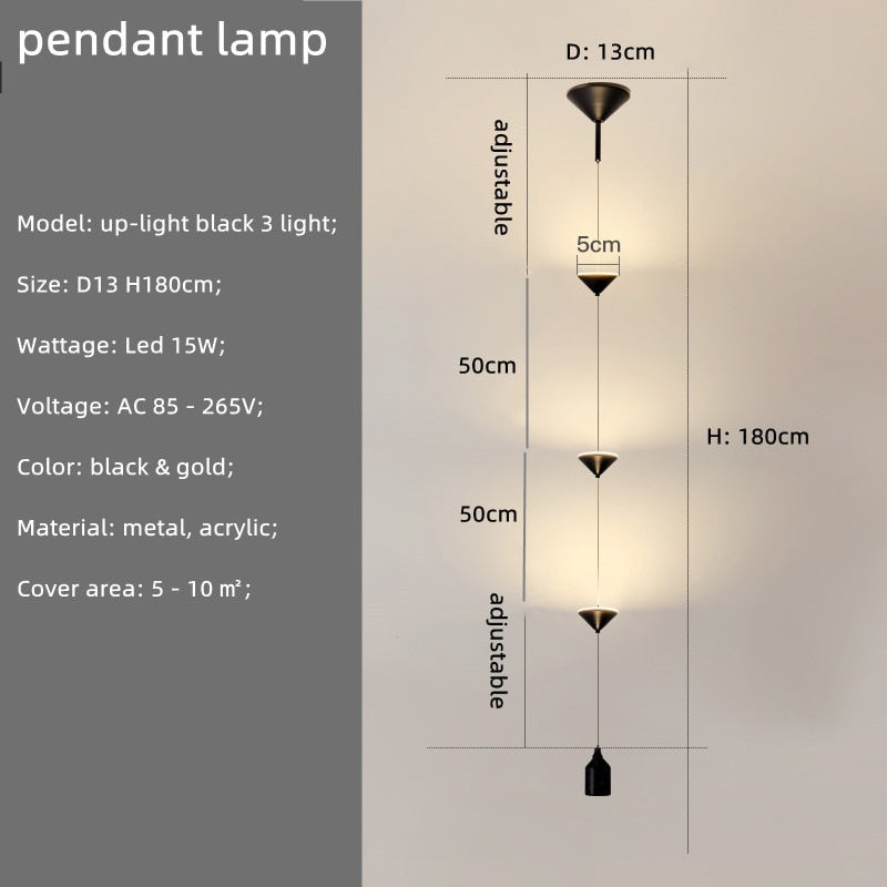 String Bedside LED Adjustable Floor Lamp-ChandeliersDecor