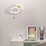 Sun Cloud Night Light Wall Lamp for Kids Room-ChandeliersDecor