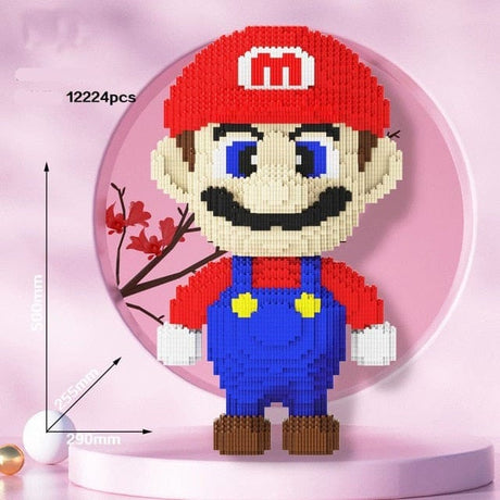 Super Mario Building Blocks Figurine - Authentic Collectible-ChandeliersDecor