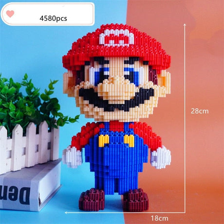 Super Mario Building Blocks Figurine - Authentic Collectible-ChandeliersDecor