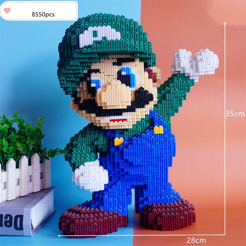 Super Mario Building Blocks Figurine - Authentic Collectible-ChandeliersDecor